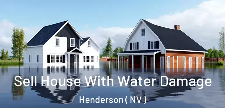  Sell House With Water Damage Henderson ( NV )