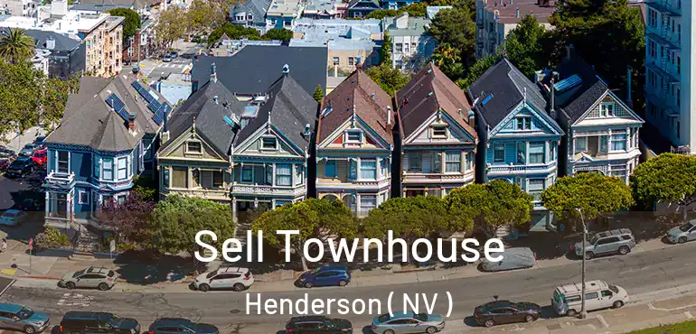  Sell Townhouse Henderson ( NV )